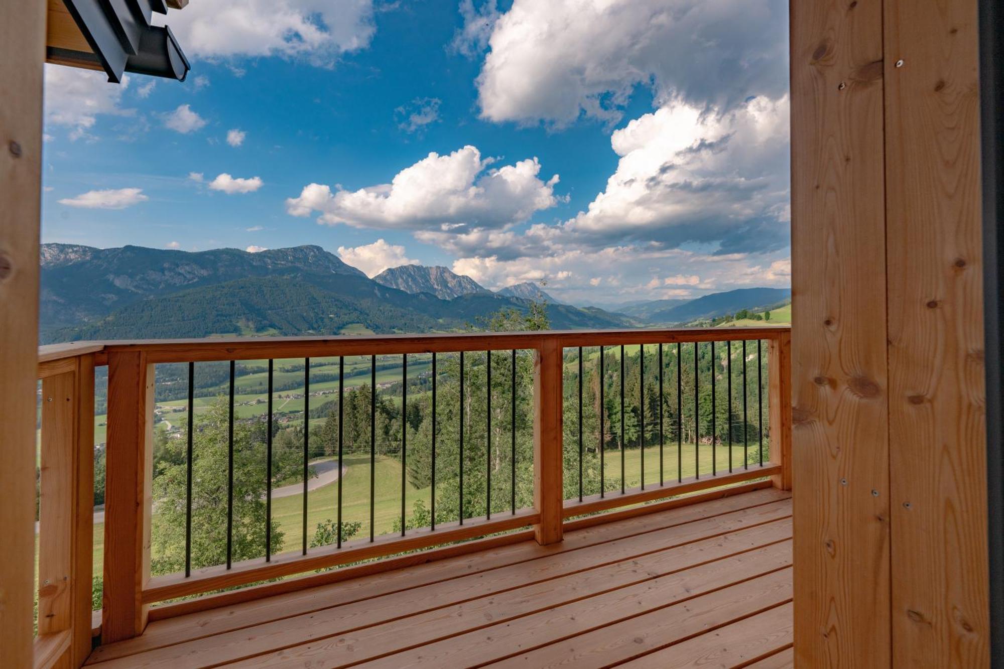 Hoeflehner Premium Gumpen Lodge Haus im Ennstal Exteriér fotografie